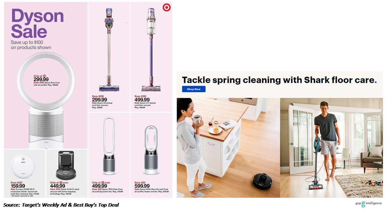 Ad Images from Target & Best Buy Mother's Day fliers